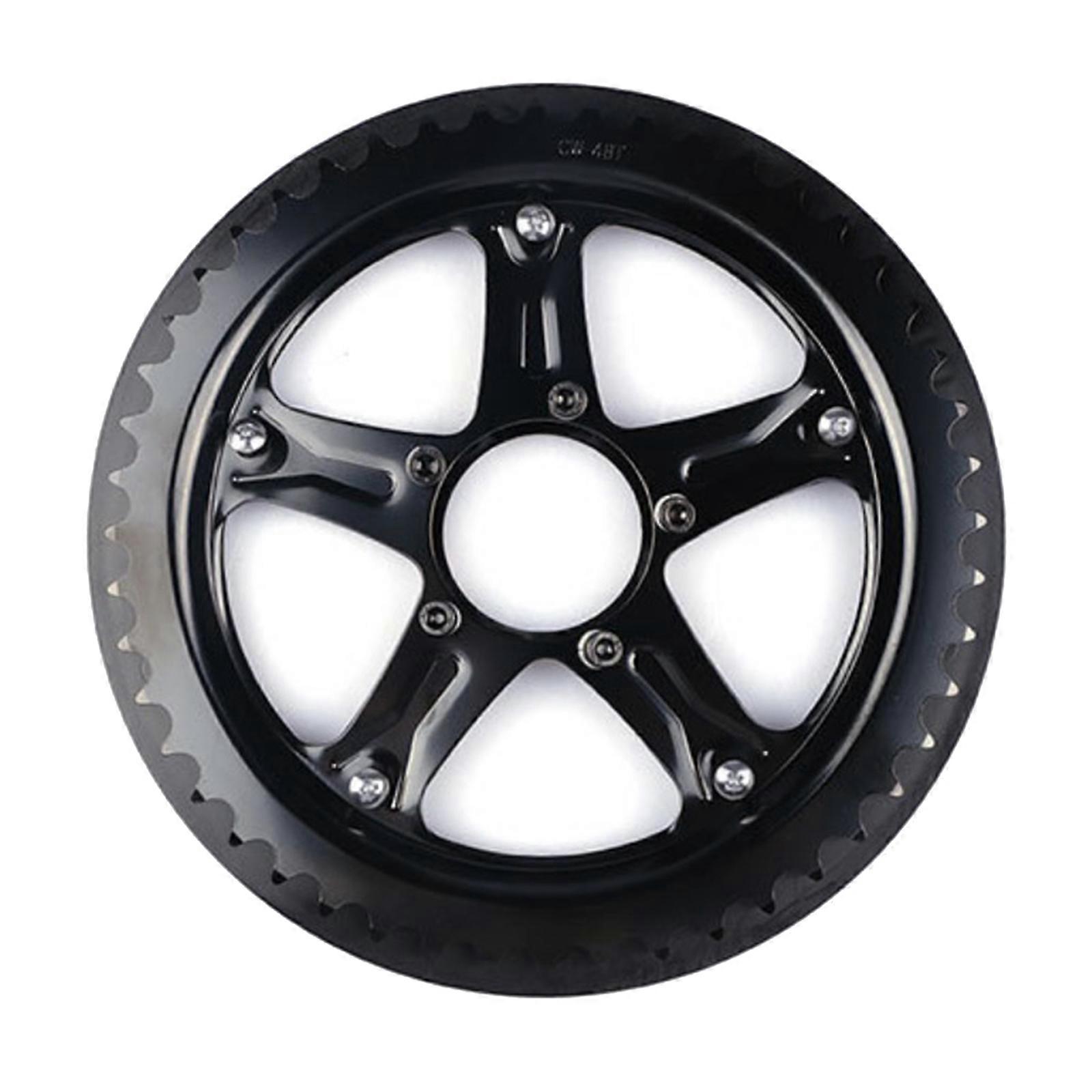 BBS01 BBS02 Chain Wheel and Replacement Chainring Black 44T 46T 48T 52T