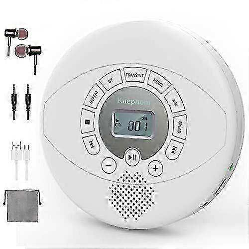 unbrand CD Walkman Smart Bluetooth Player Machine d’éducation prénatale Machine CD portable Mobile W