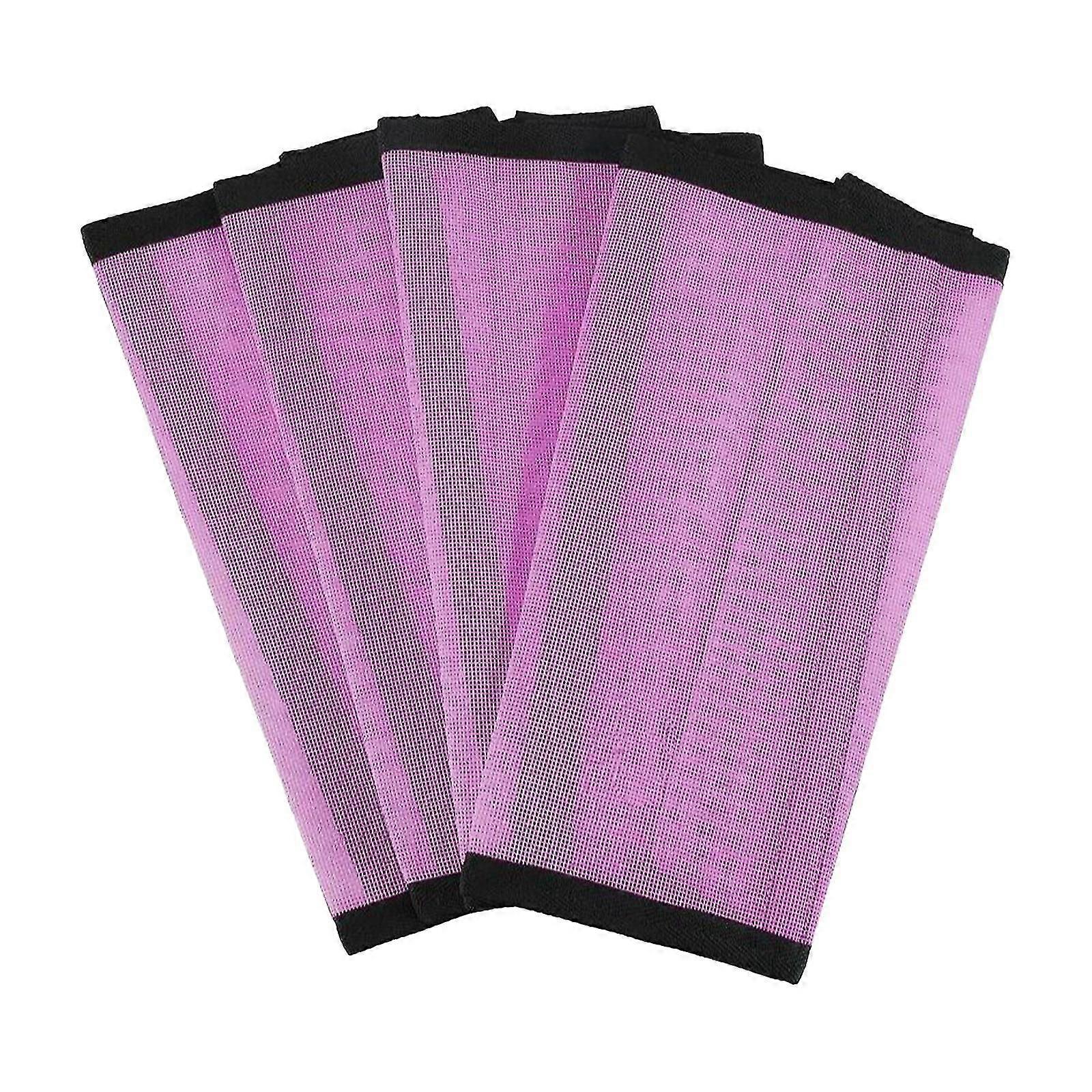 4件套护腿防护装备马飞腿靴子，用于跳跃运动骑行紫色