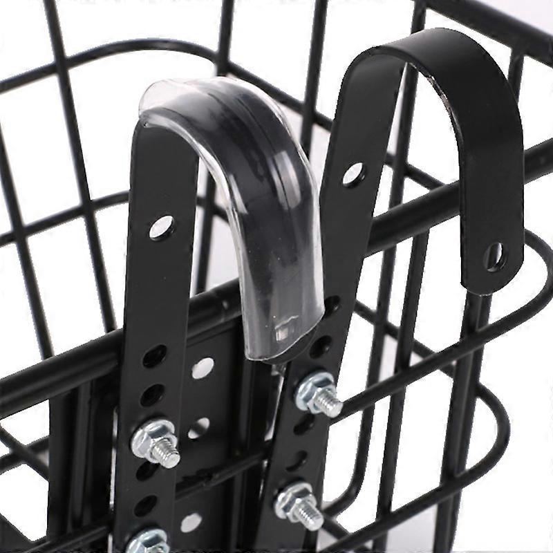 Hanging Bold Bicycle Basket Electric Vehicle Adjustable Front Frame Basket Multifunctional Quick Release Hook 