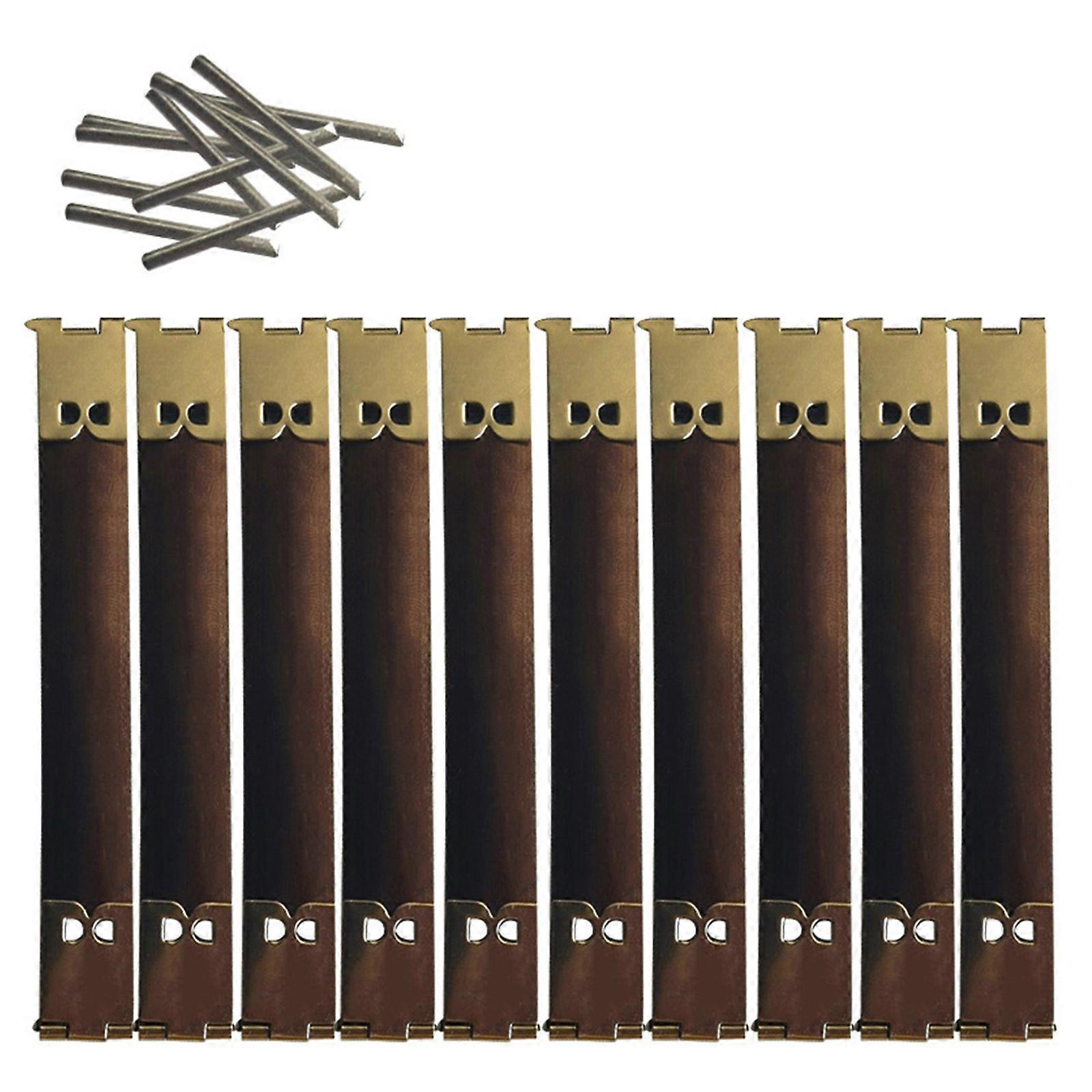 10pcs Shrapnel Wallet Making Supplies Metal Frame Kiss Clasp Wallet Clasp Replacement For DIY Craft Enthusiasts