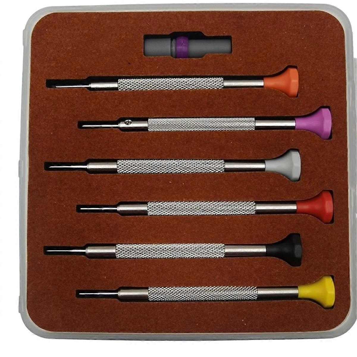 6pcs Watch Repair Screwdrivers Kit for 3135 2135 Movement Repair
