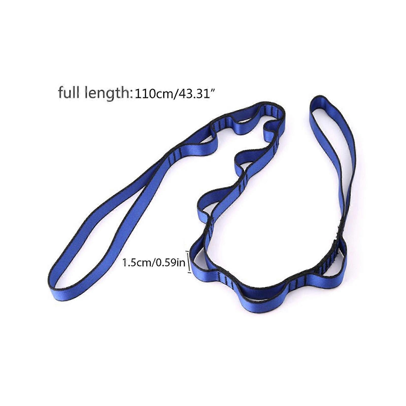 110cm Tree Hanging Hammock Adjustable Yoga Hammock Rope Hammock Chrysanthemum Rope Strap Yoga Straps Red