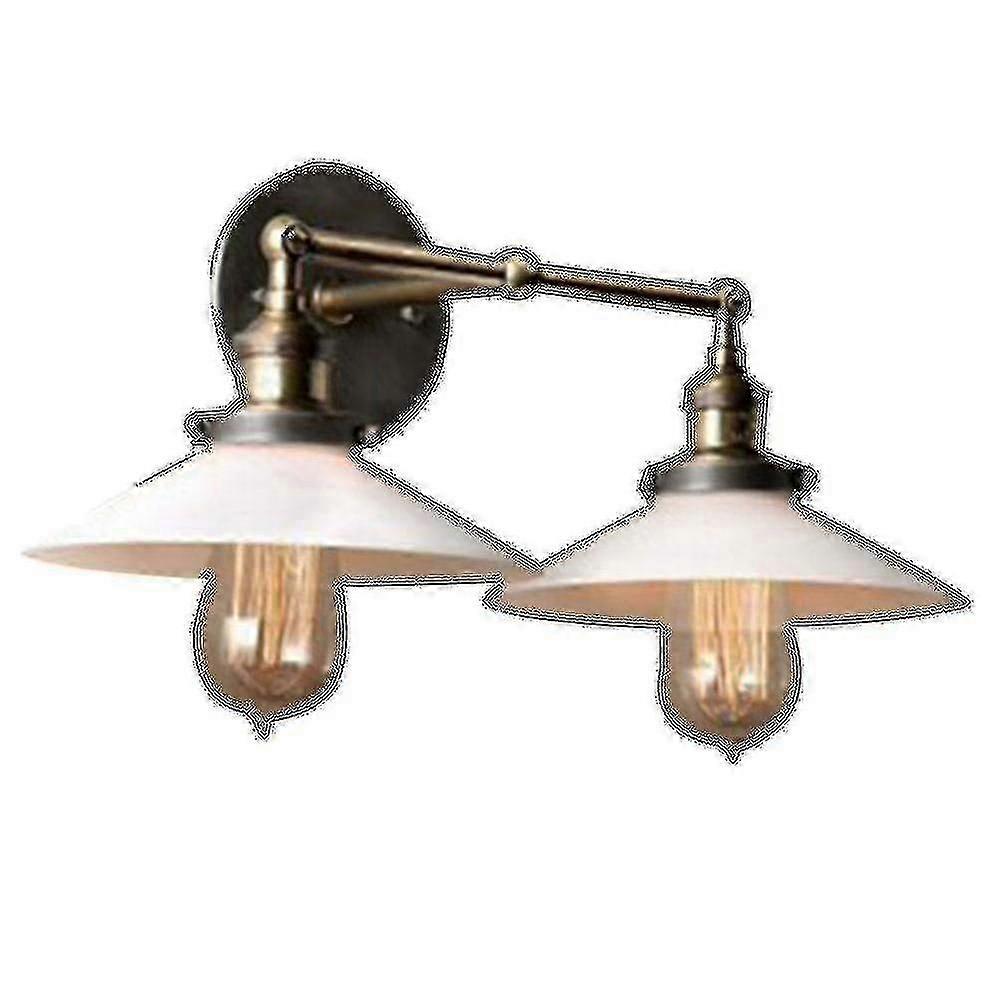 Double Head Bathroom Mirror Lamp Flame Retro Bathroom Corridor Lamp Led Wall Lamp