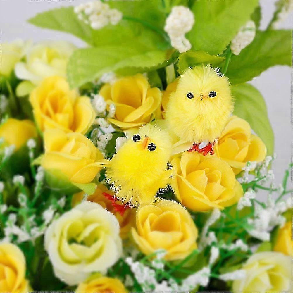 36pcs Mini Easter Chicken Easter Chicken Easter Scene Decoration Party Supply