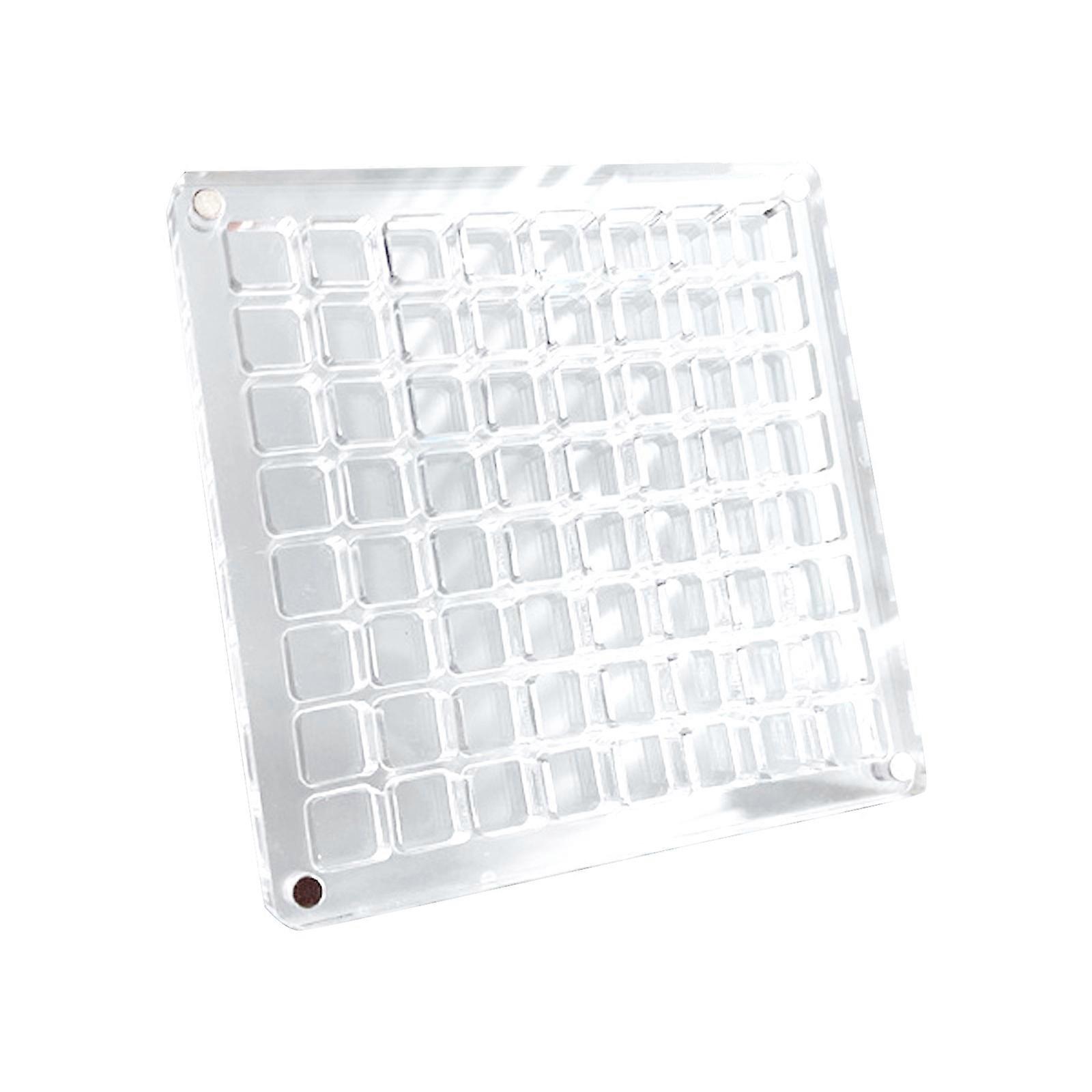 Acrylic Display Box Square Magnetic Seashells Holder Case Seashells Container Organizer Box Gift for Jewelry Collectors