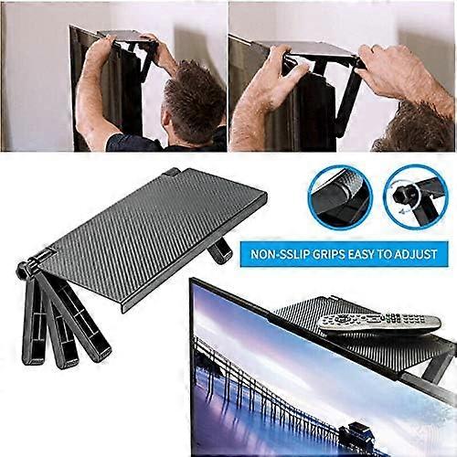 Adjustable TV Screen Top Storage Shelf Rack Holder For Computer Monitor ...