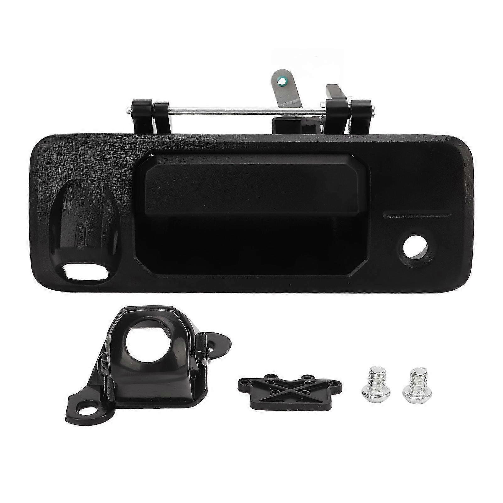 Direct Replacement Tailgate Handle For Toyota Tundra 2007-2013 - With Rear Camera Hole, Black