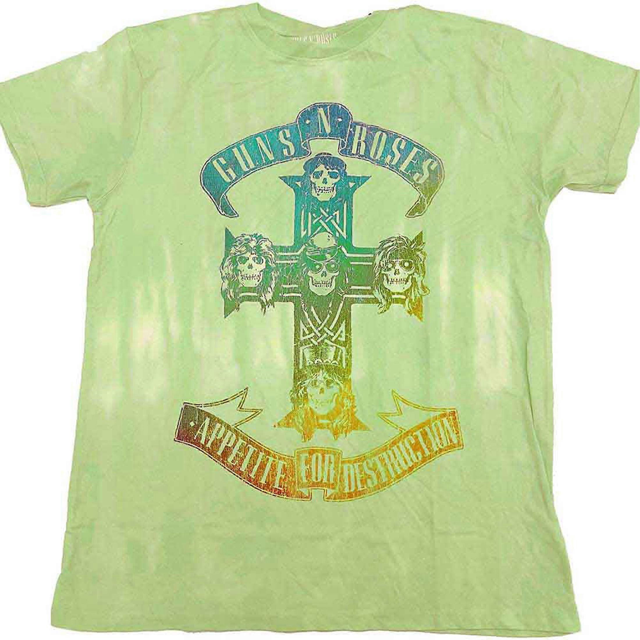 Guns N' Roses Gradient Use Your Illusion Tour Dye Wash T Shirt