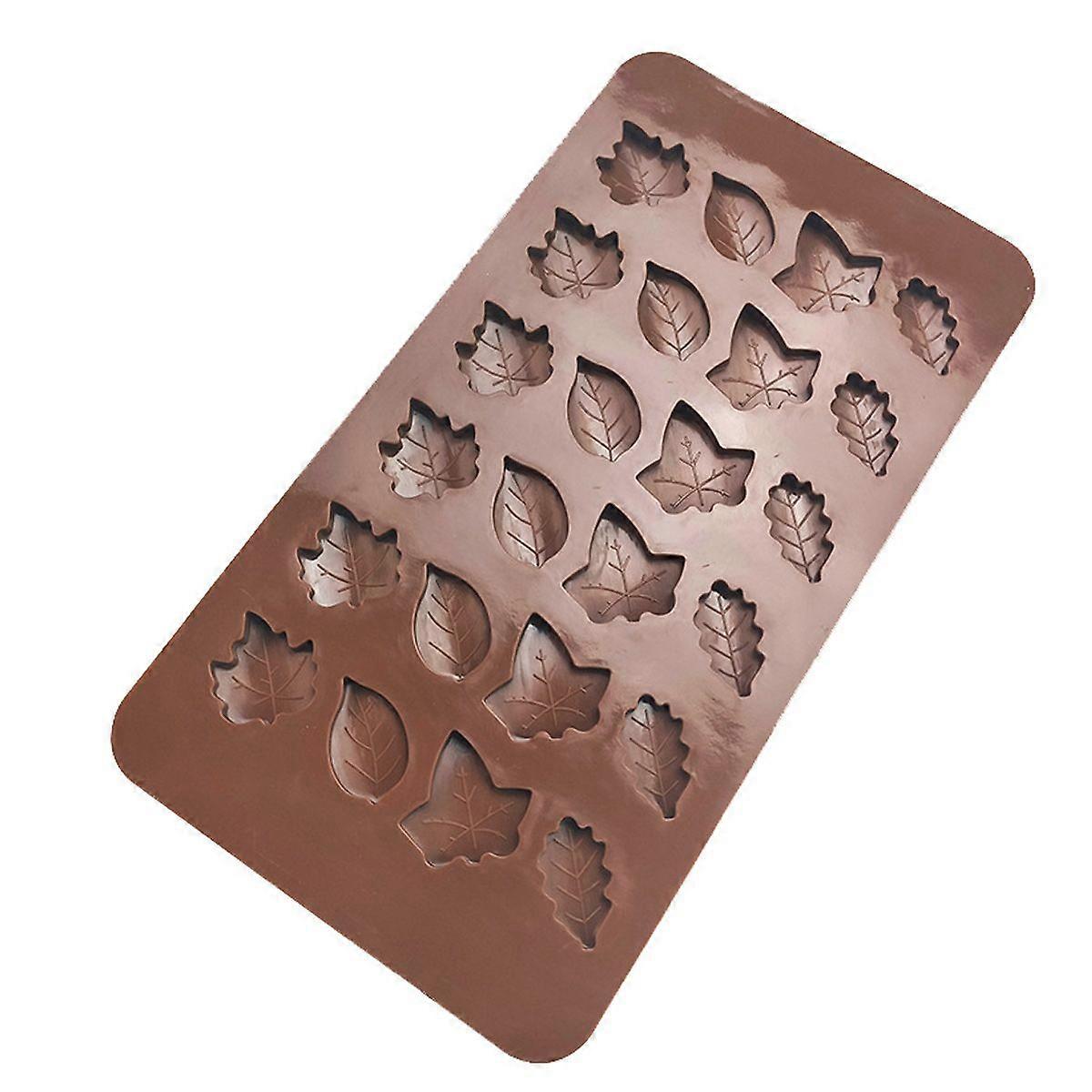 Leaf-Shaped Silicone Non-Stick Baking Pan for Cake