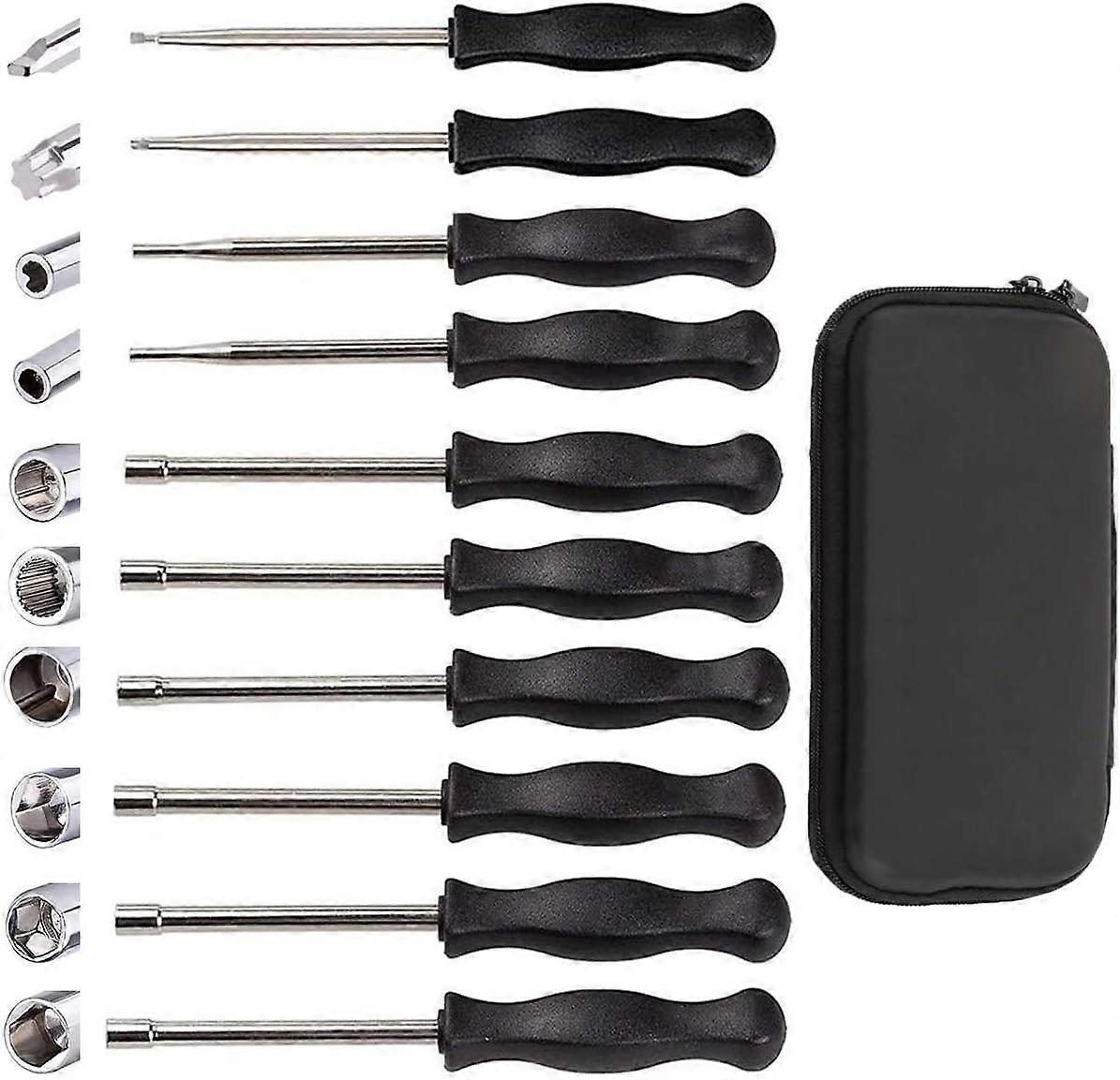 Carburetor adjustment tool set, 10-piece carburetor adjustment tool set, screwdriver set