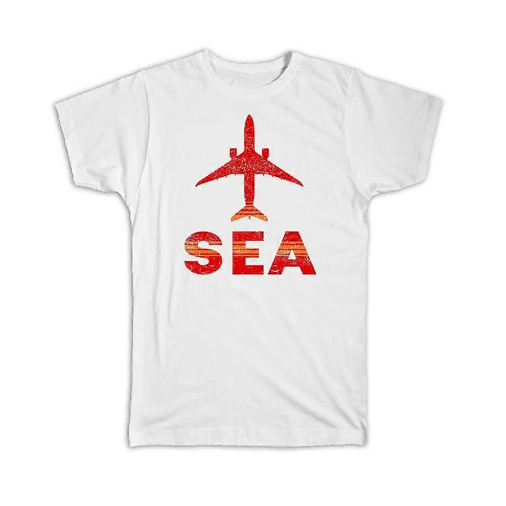 礼品T恤:美国 西雅图 塔科马机场 华盛顿 SEA TRAVEL