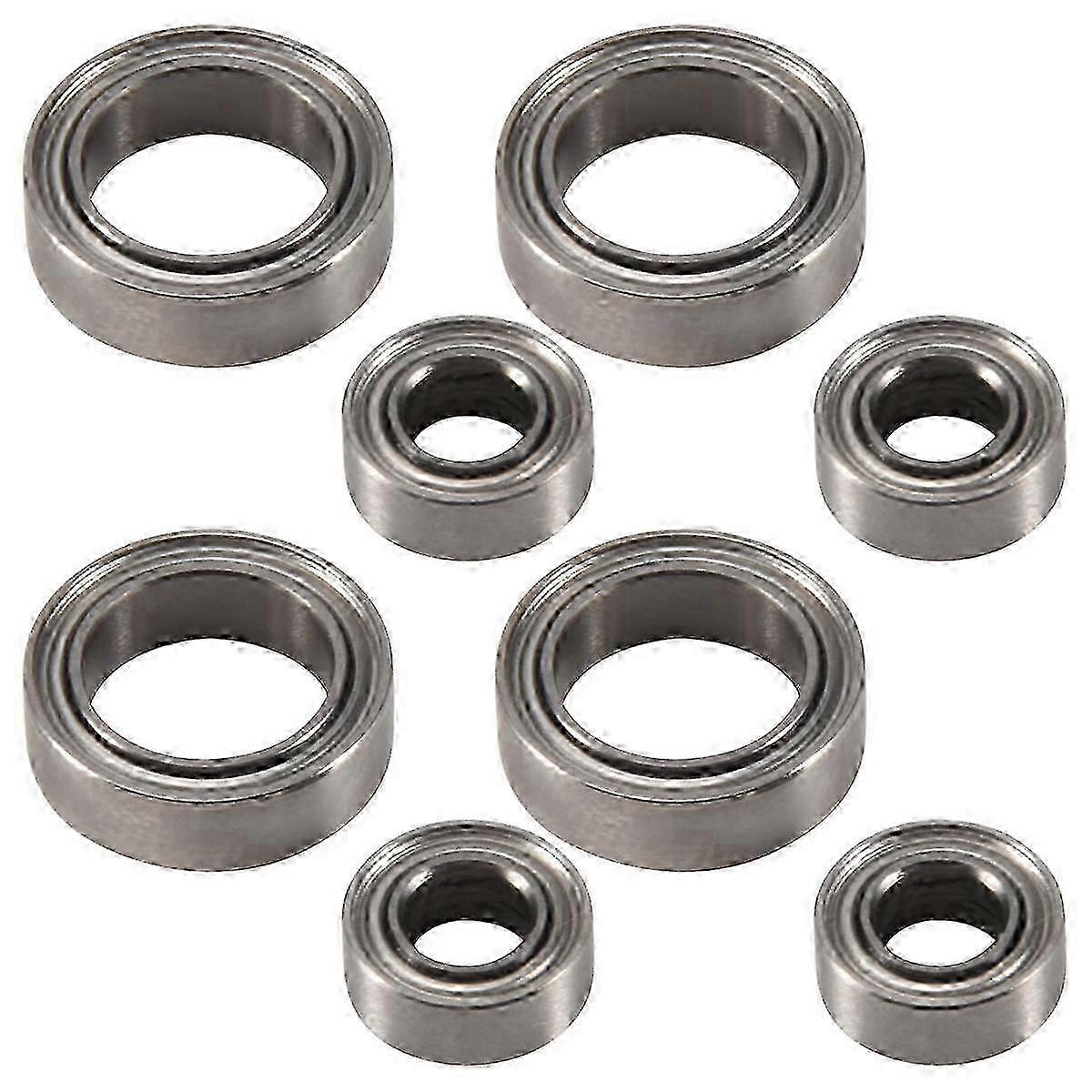 8Pcs 4X8X3mm 8X12X3.5mm for E18 1/18 RC Car Spare Parts A949 A959 A969 A979 A959-B A949-33 A949-36 js
