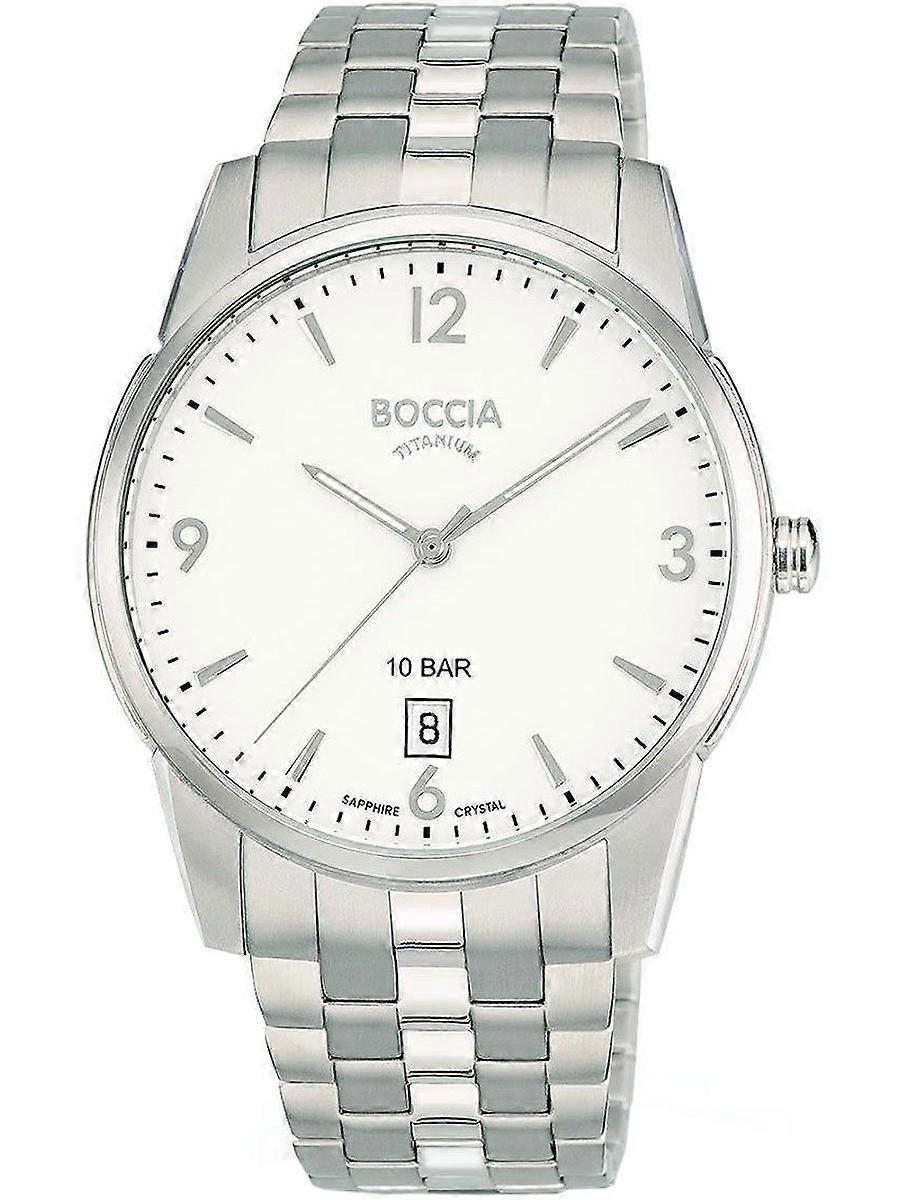 Bocce Silver Titanium Titanium 3632-01 Reloj para hombre