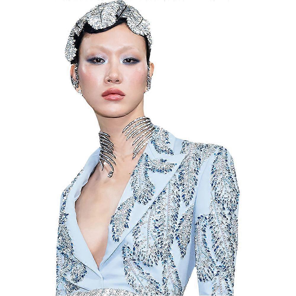 Sora Choi (Blå Klänning) Halvkropps Buddy Cutout