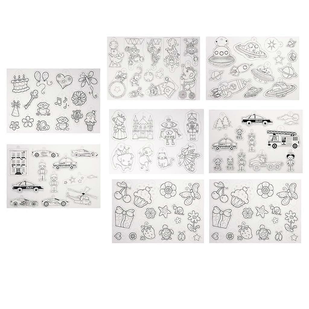 Creative Pack 8 Sheets Crystal Clear Make stylish shrinking