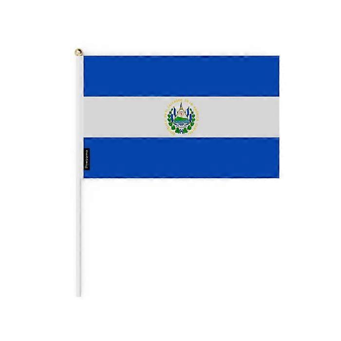 Mini Flag of El Salvador – 20 x 30 cm – Handheld – Polyester – 1 piece
