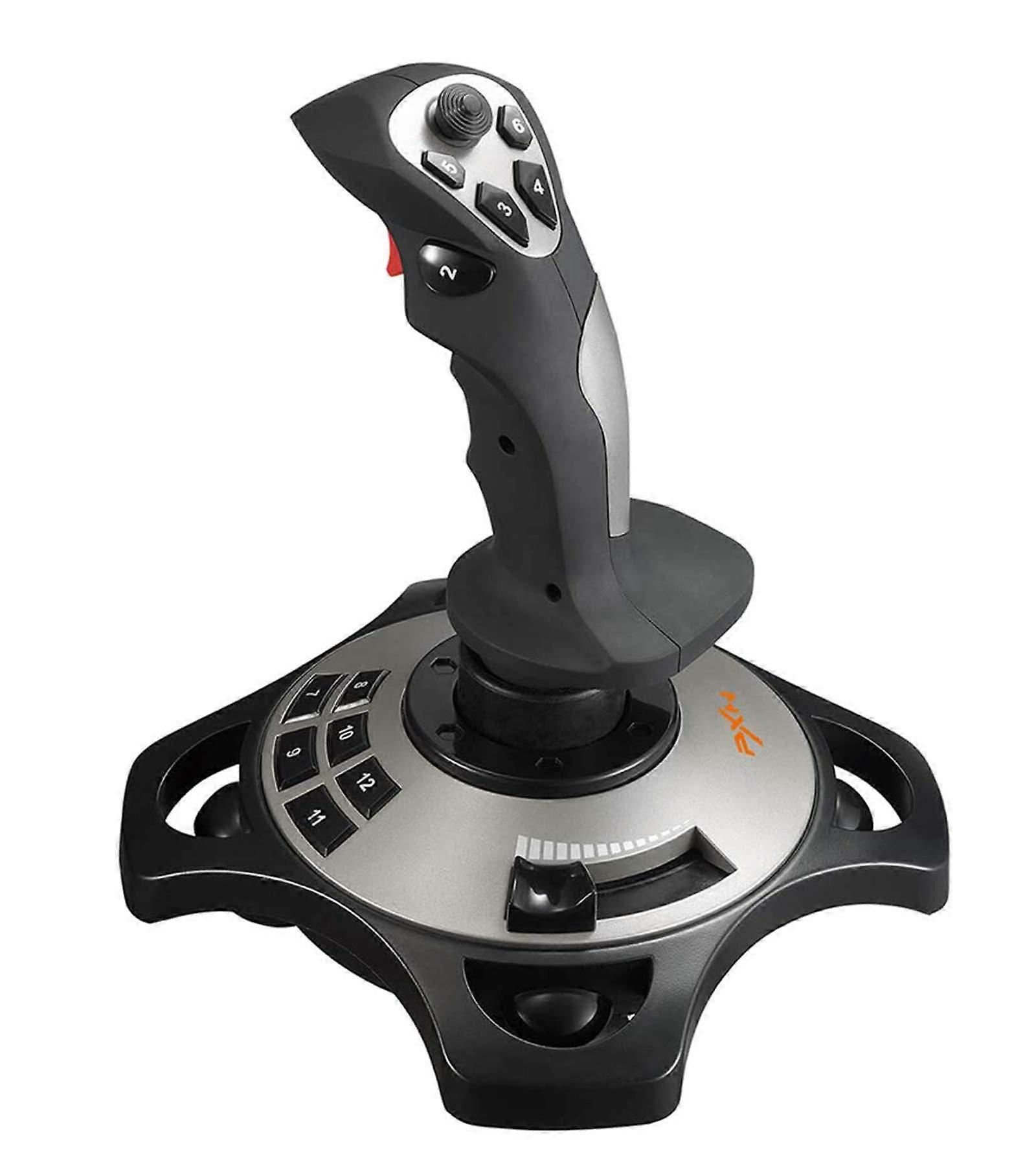 Flight simulator controls 2113 pc joystick with Vibration and Throttle Ref: 6179