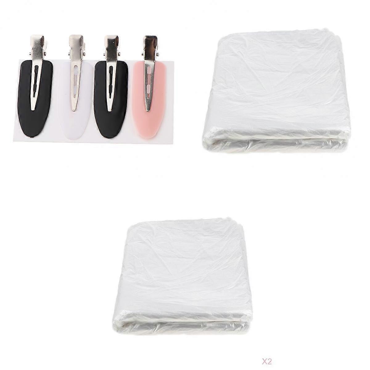 200pcs Disposable Hair Cutting Cape Barber Hairdressing Gowns 130x90cm