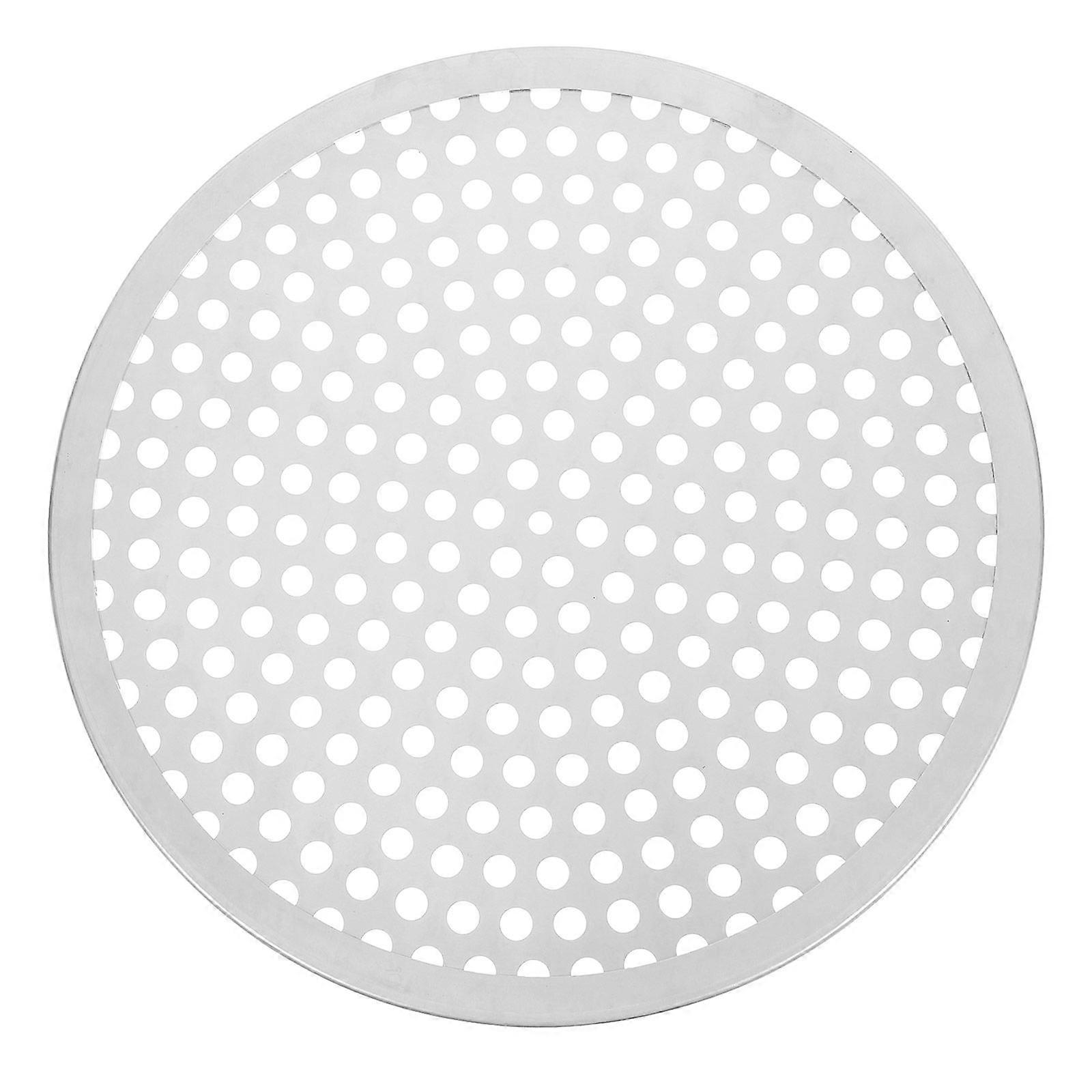 1Pc ταψί πίτσας με το gadget κουζίνας δίσκων ψησίματος κραμάτων αργιλίου τρυπών