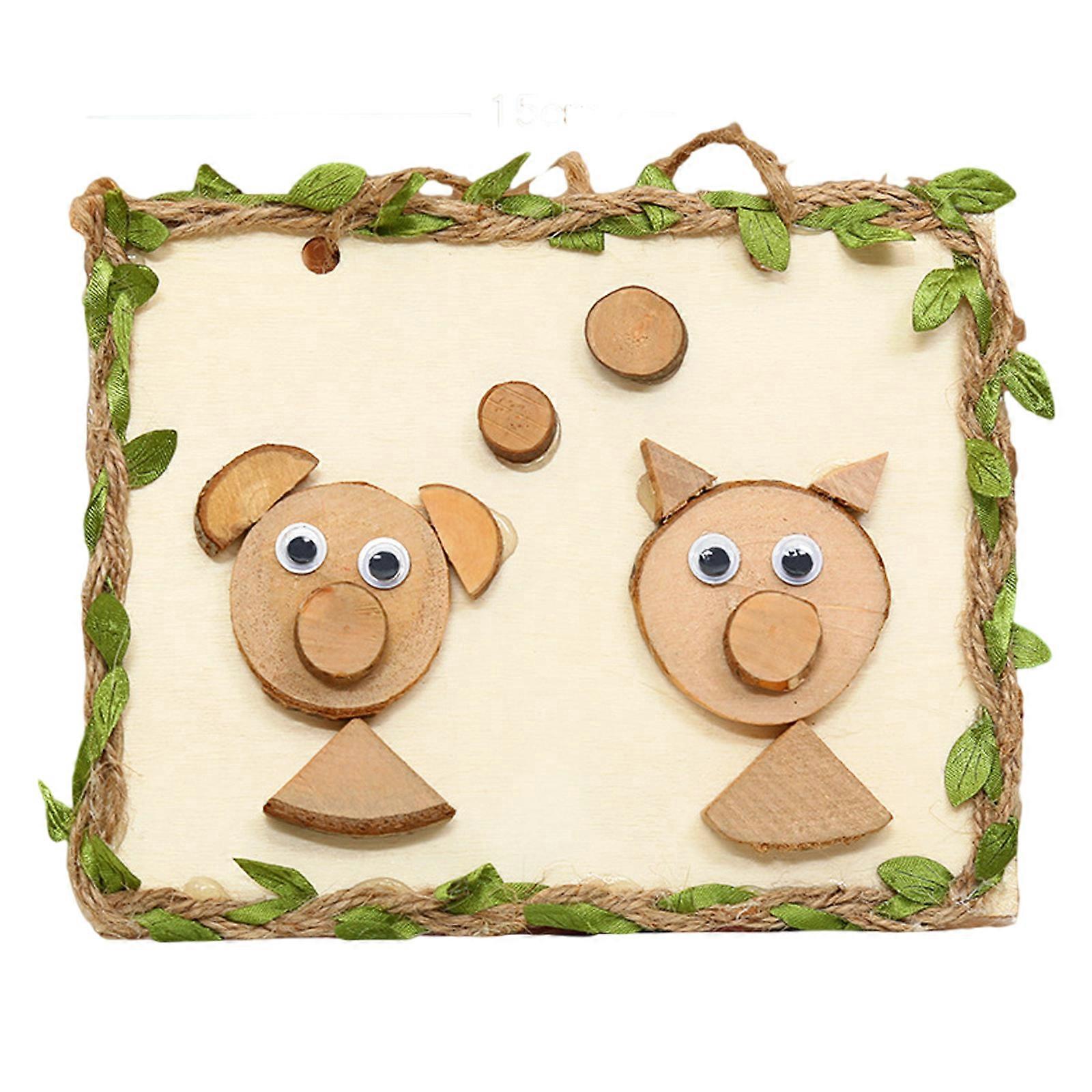 Child Assembly Artistic Wood Frame Set Includes Branches Develops Fine Motor Skills Craft Assembly Twig and Frame Kits