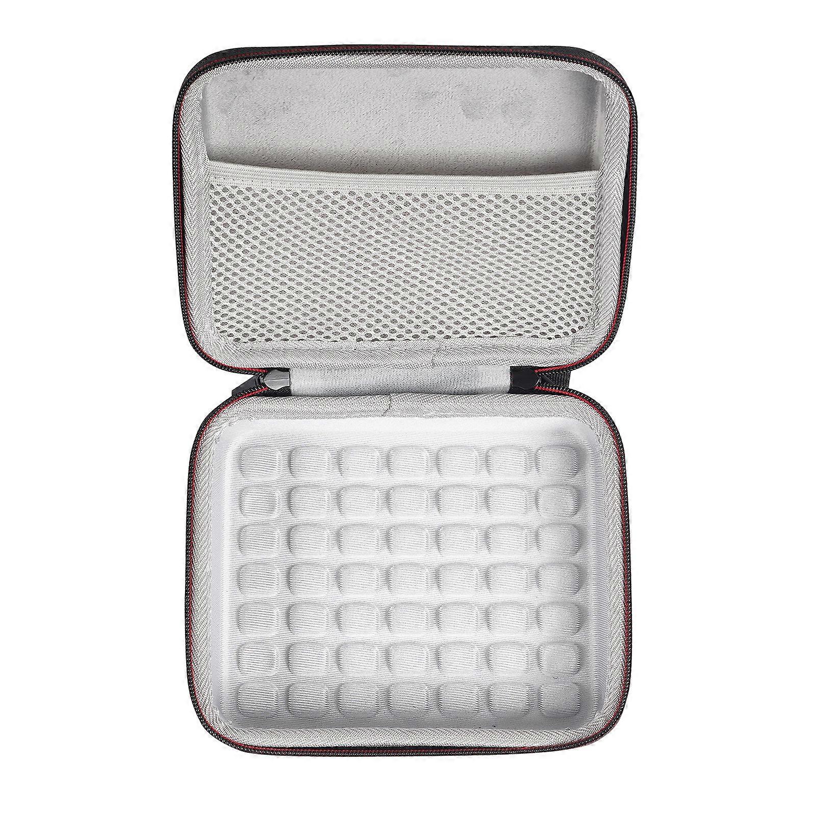 Handheld Game Console EVA Bag Scratchproof Storage Box for RG406V Protector Case with Mesh Pocket Carrying Pouch