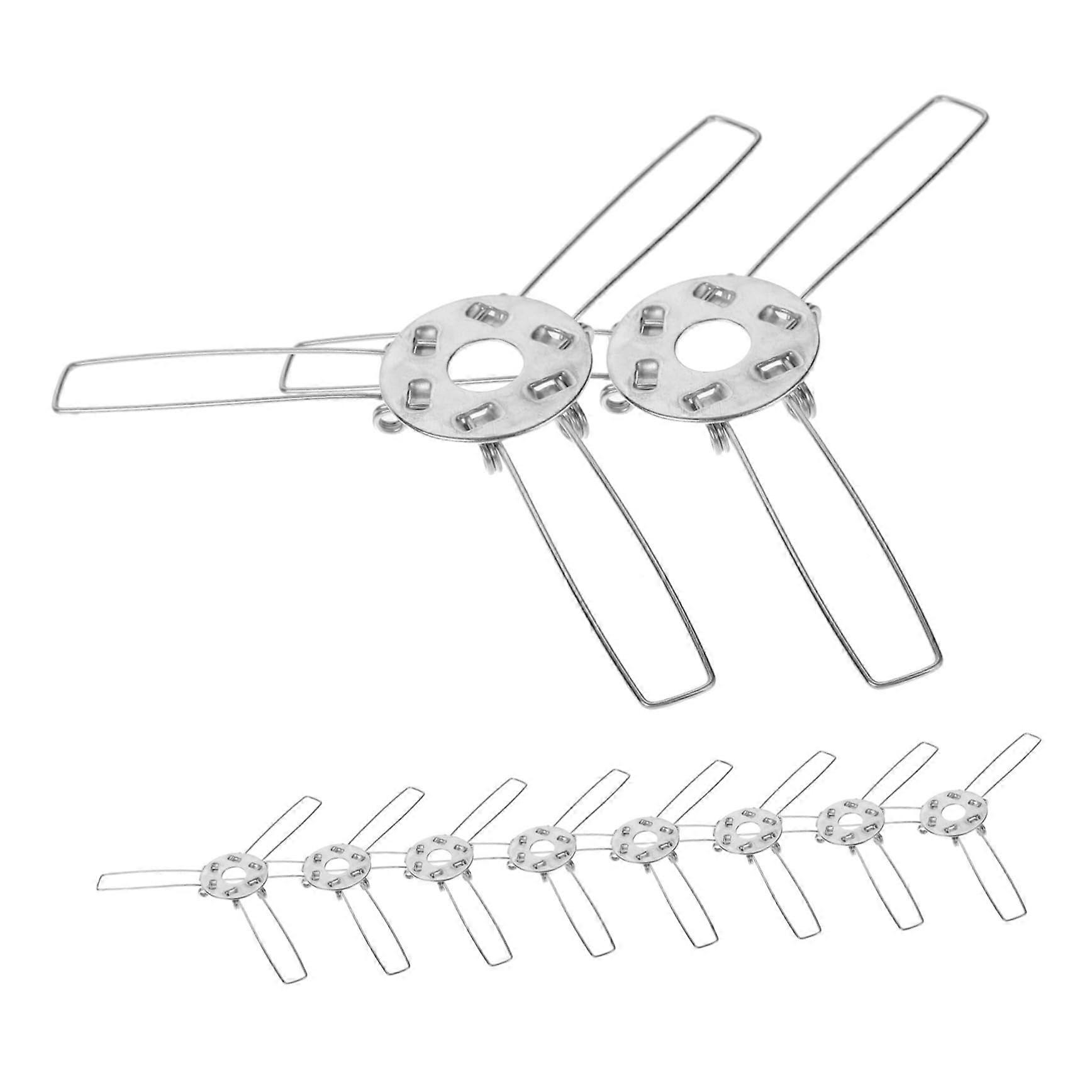 Lampshade Installation Parts Pack of 10 Spring Clip Adapters for Pendant Lanterns, Compatible with Various Shades