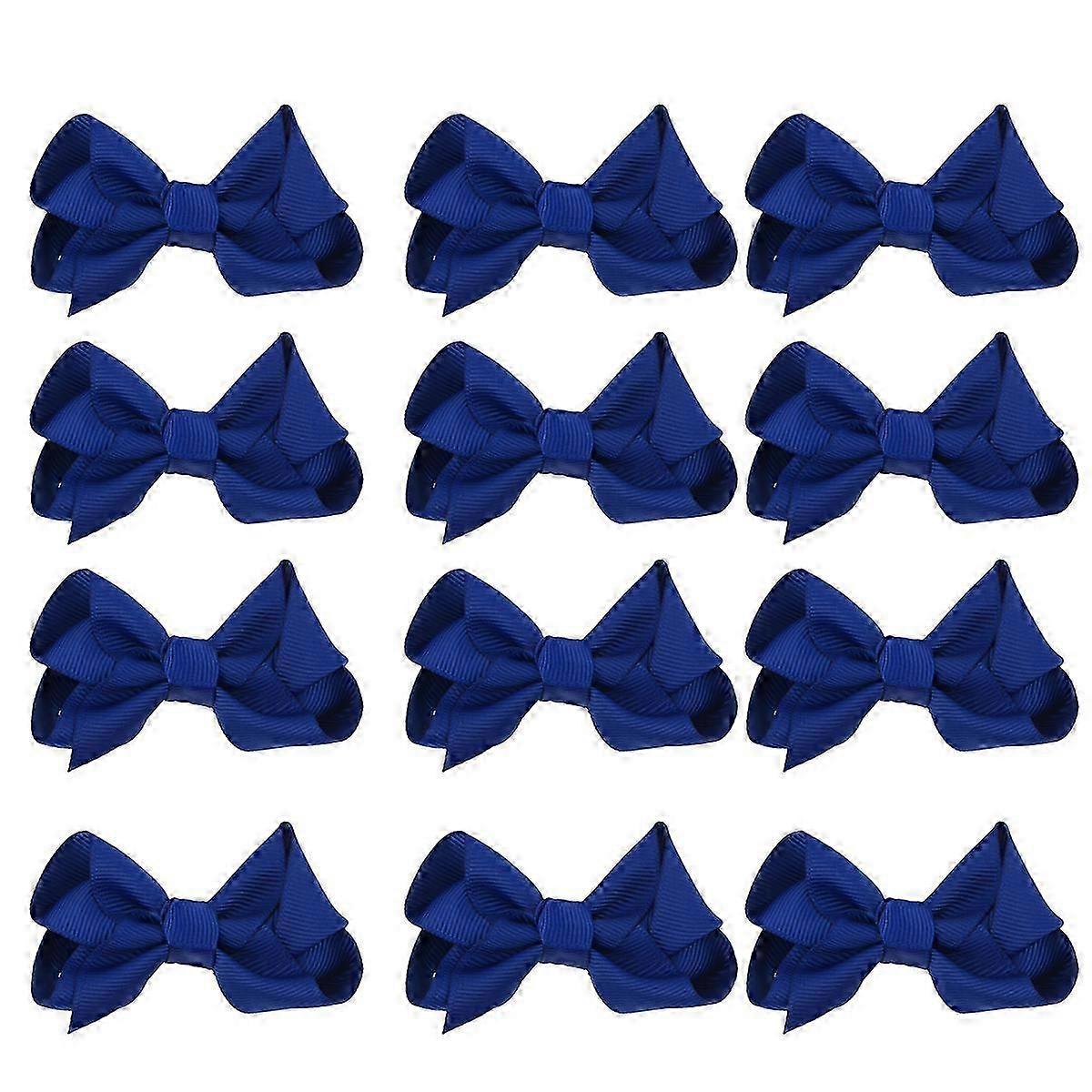 12 Pcs Hair Clips Kids Hair Bow Barrettes Bowknot Hair Pins Bow Tie Hair Clip Hairpins Girls Small H