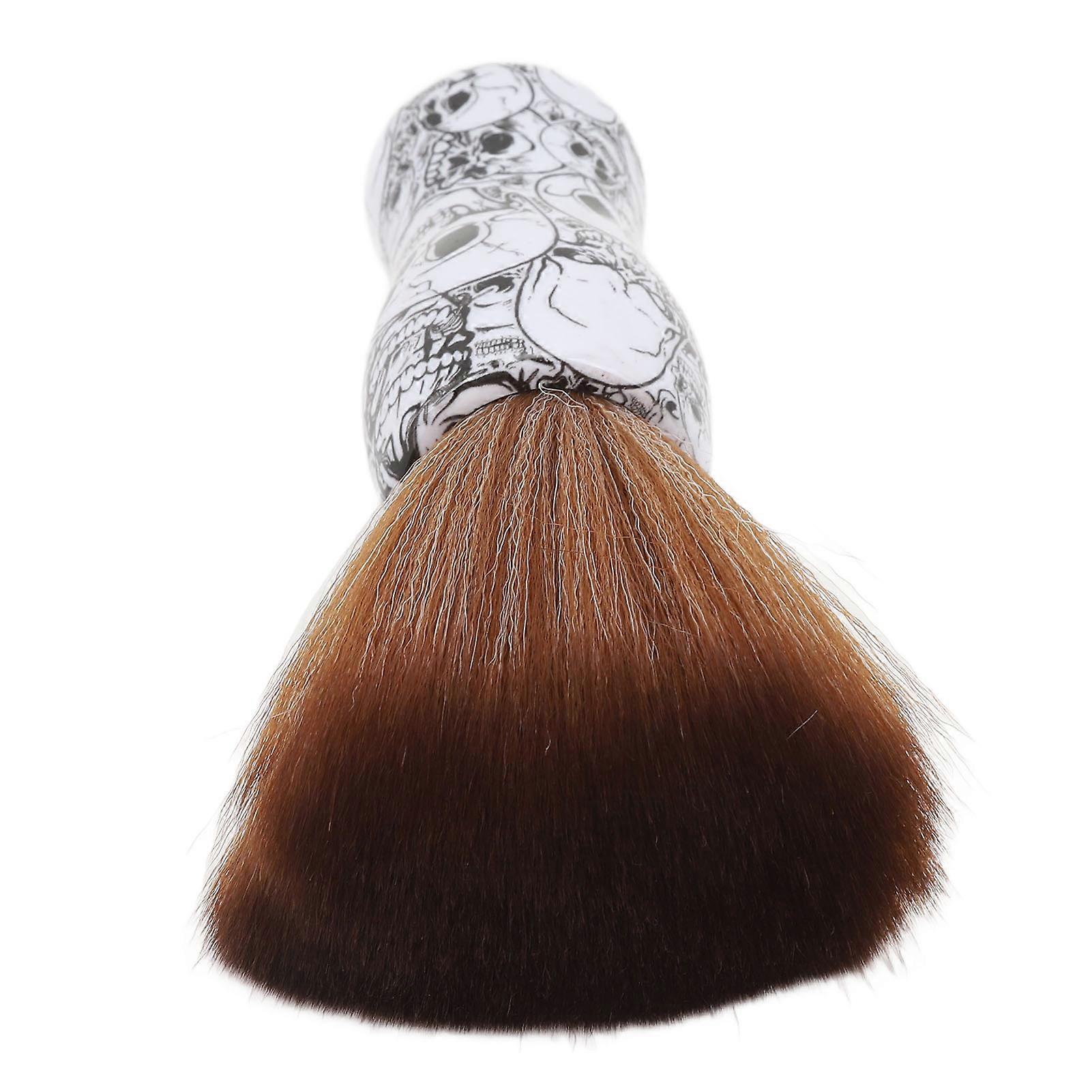 理髪店ネックヘアダスターブラシナイロンヘアカットネックダスター緩い髪を取り除くためのフェイスクリーニングスイープ