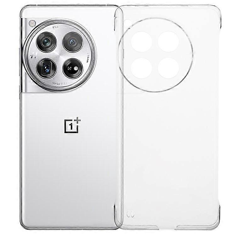Compatible For OnePlus 12 5G Clear Case Borderless Protective PC Phone Cover