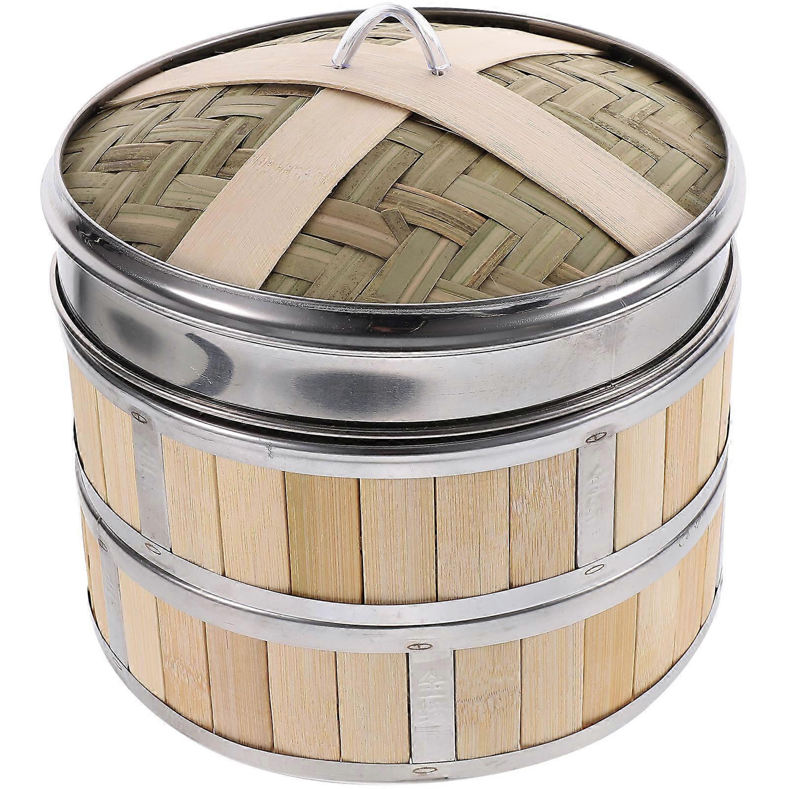 Sturdy Bamboo Steamer Basket Suitable for Various Foods