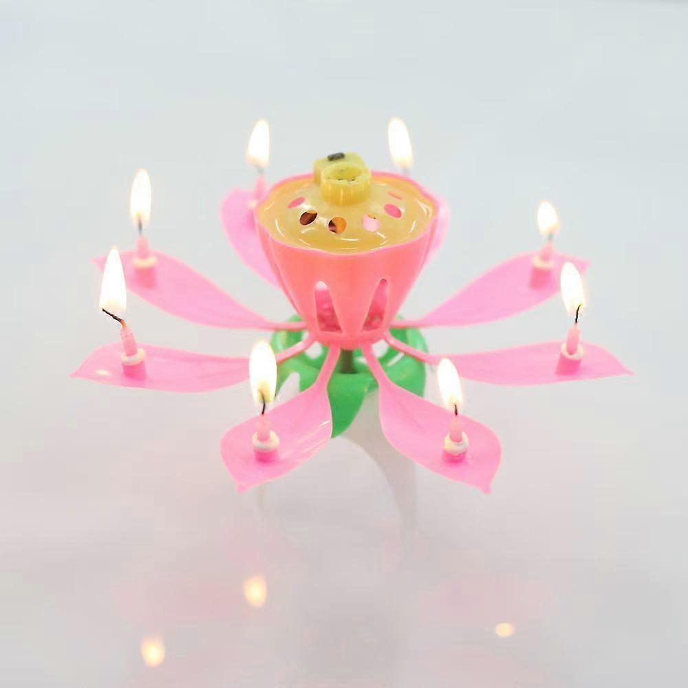 ロマンチックな回転バースデーキャンドル