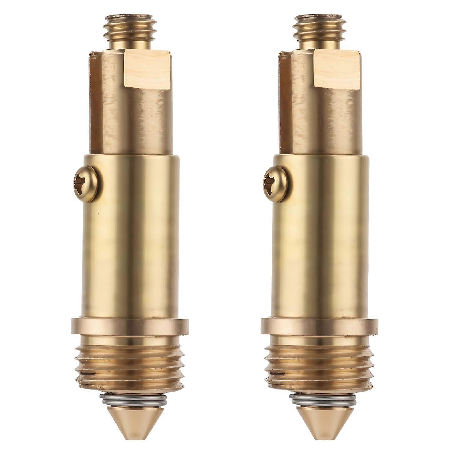 Pack of 2 Sink Plug Pop Up Bath Plug Pop Up Drain Valve Bathroom Sink Drain Plug Brass Polished Chrome Click Screws for Most Sink Plug Drain Plug