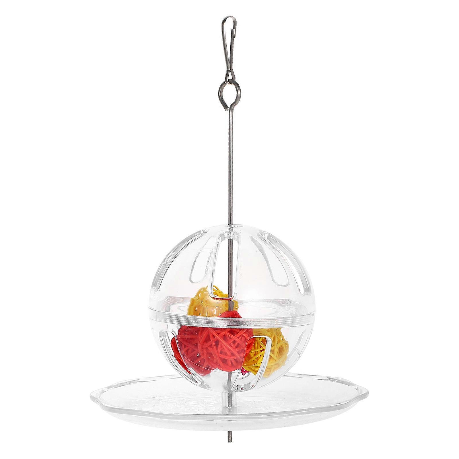 Bird Chewing Toys Parrot Foraging Toy Feeder Bird Feeder Conure Entertainment Hollowed Design 1Set