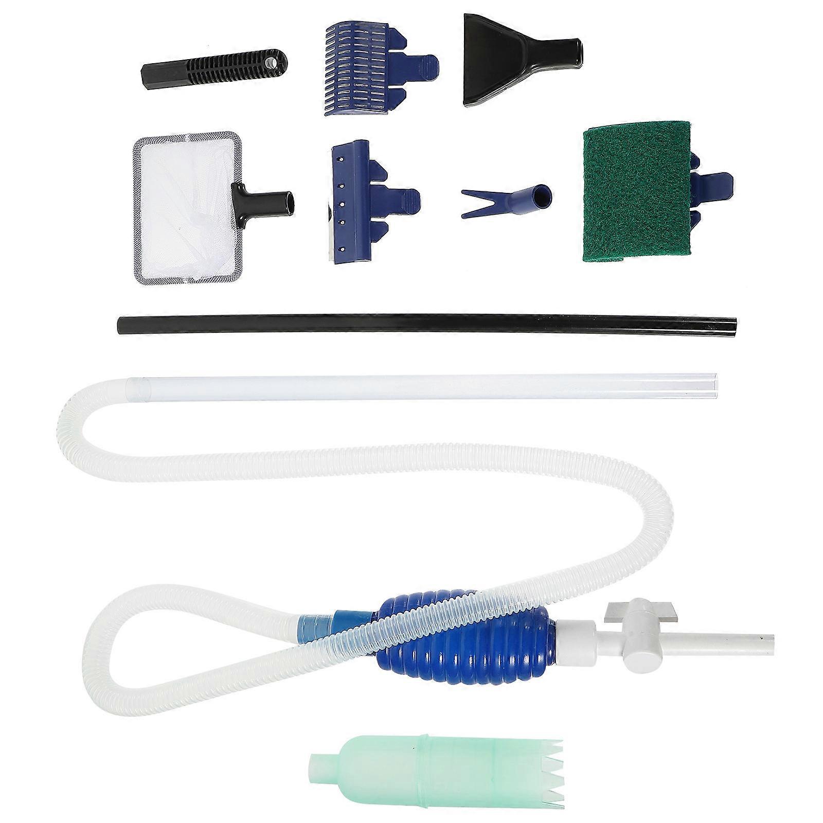 Tank Cleaning Kit Aquarium Cleaning Tools Aquarium Enthusiasts Long Handle Five-In-One Cleaning Kit 6Pack