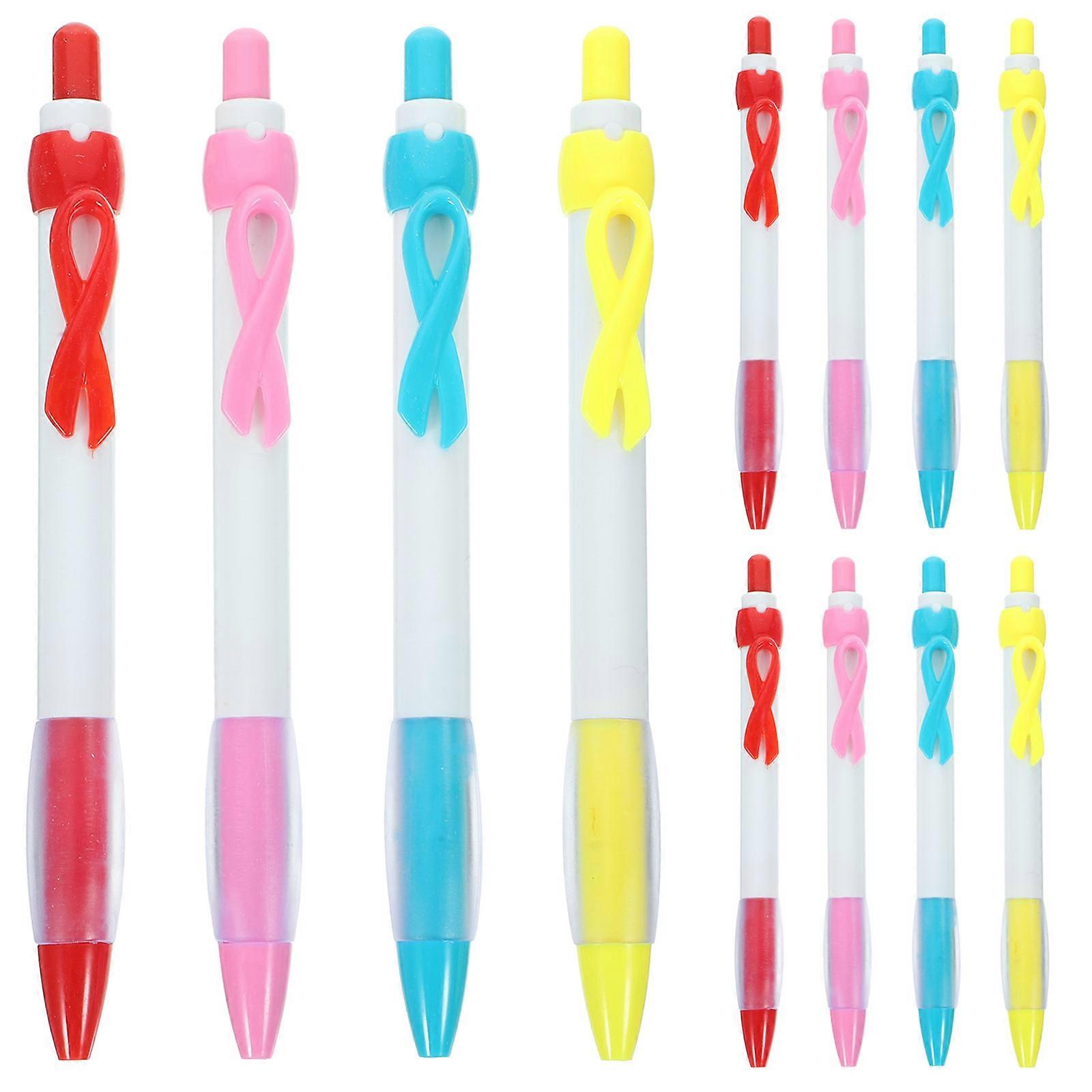Smooth Writing Ballpoint Pens Writing Tool Office Pens .1X1X1CM Portable 12Pcs