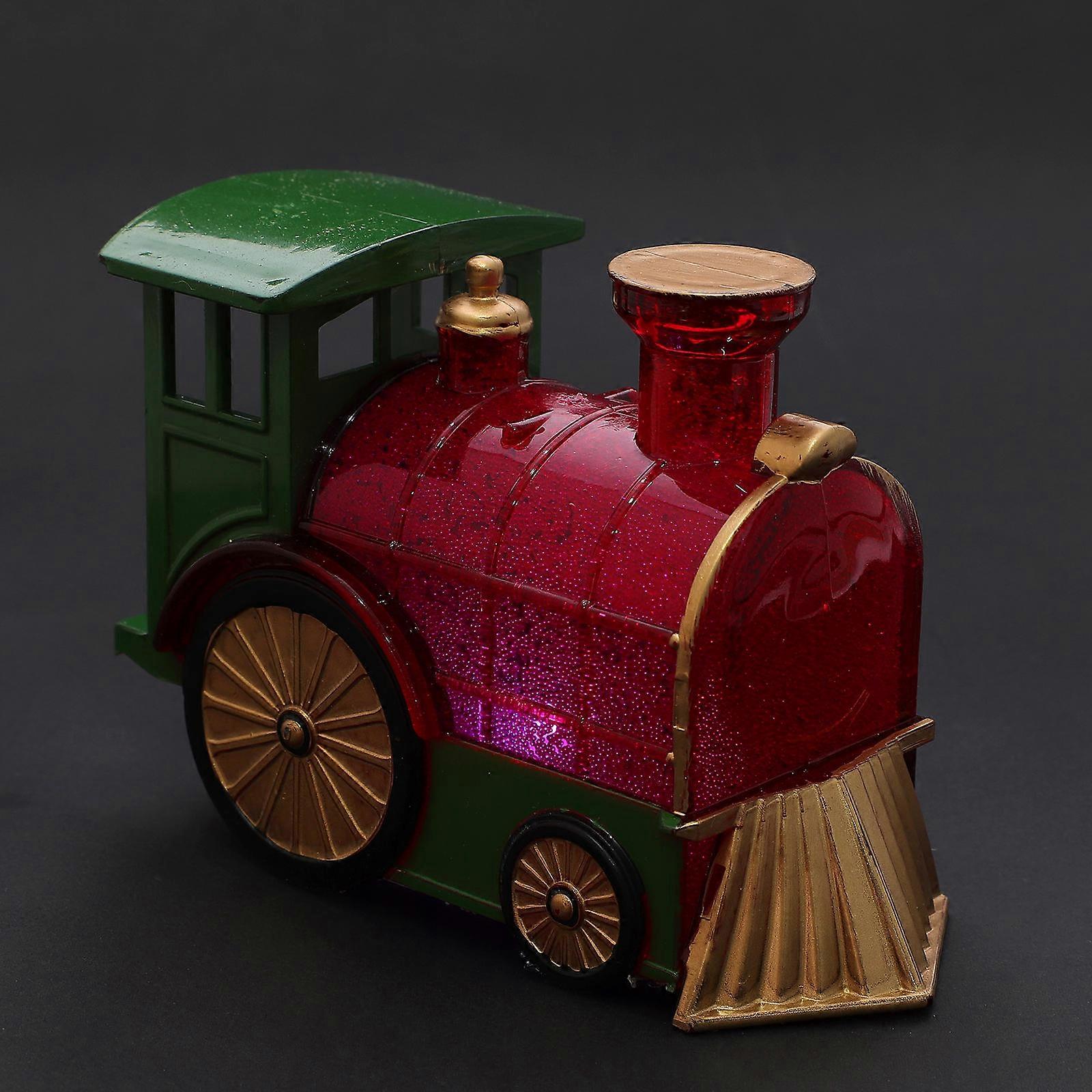 Train Model Ornaments Desktop Decoration Railway Train Lamp For Children 1Pc