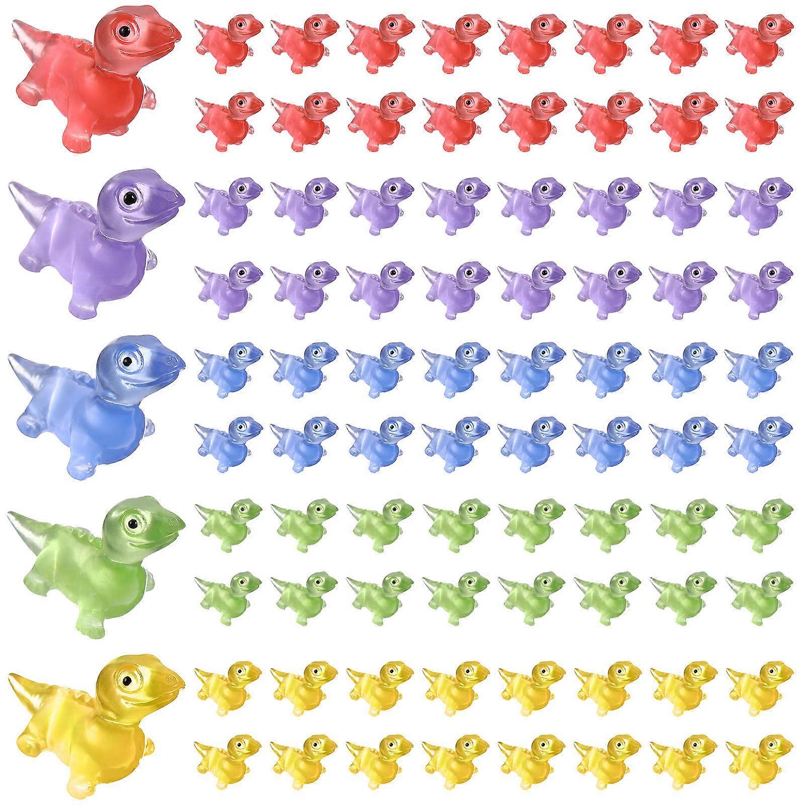 Mini Luminous Resin Lizard Figurines Cute Tiny Reptile Decor for Bonsai, Garden & Home Versatile Animal Lover Accessories (100pcs)