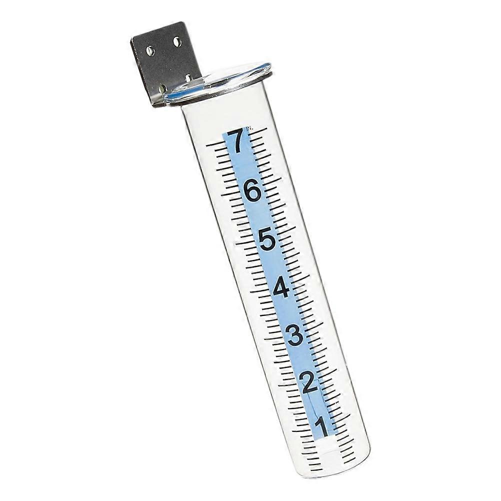 Outdoor Rain Gauges Garden Tool Rainfall Measurement Home Use Simple and Practical Style Assorted Color 2.4X2.4X1.9in 1 Set