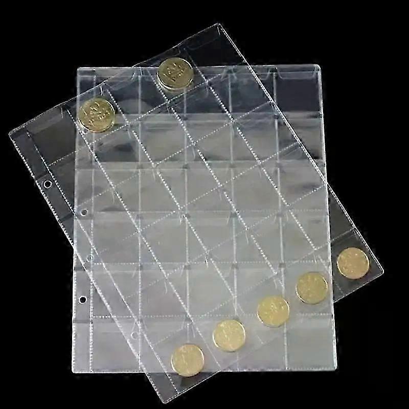 1pc 30 Pockets Portable Professional Commemorative Coin Collection Book Album Storage Coin Collection Book Coin Holder Book