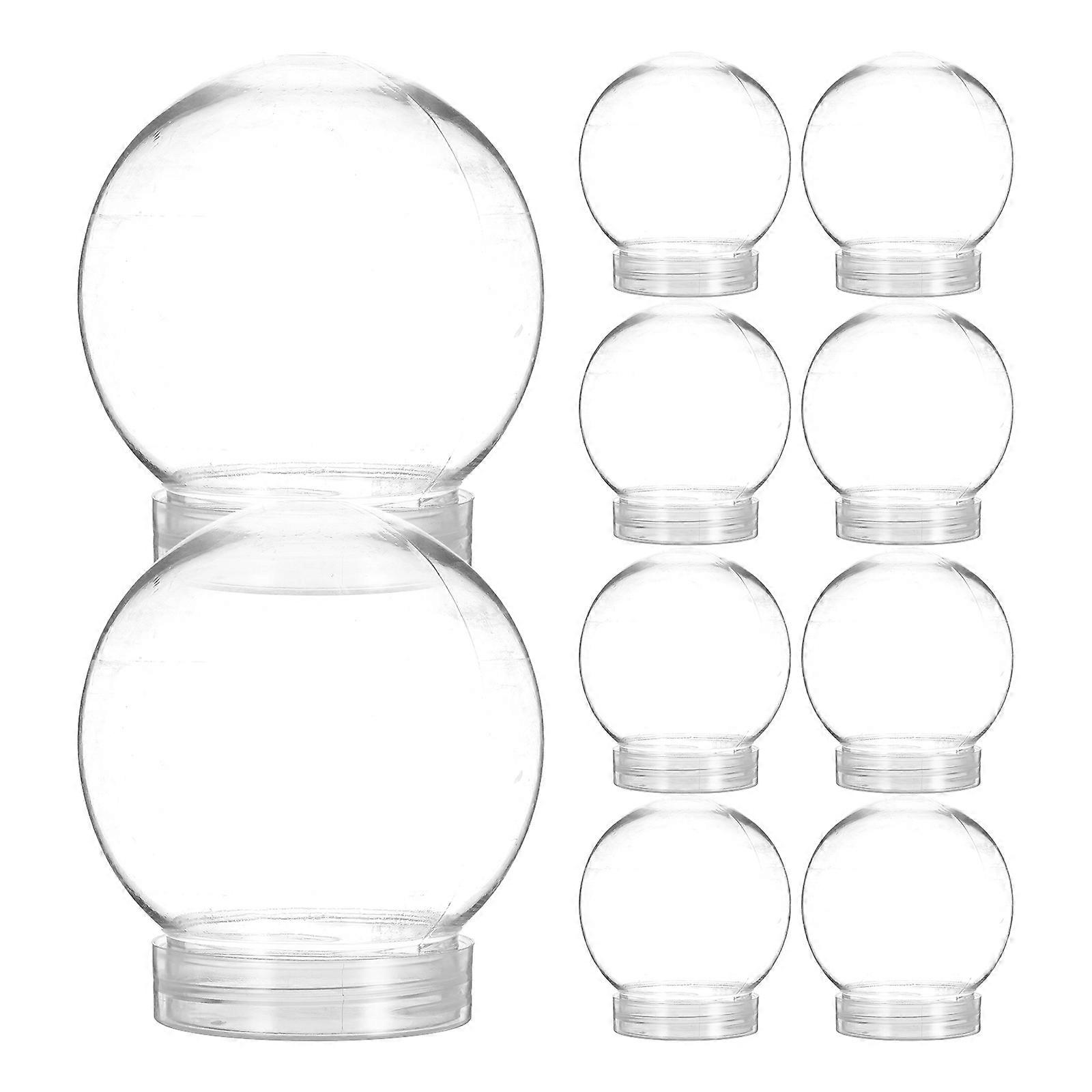 Clear Snow Globe Water Globe Craft For Craft Projects 10Pcs