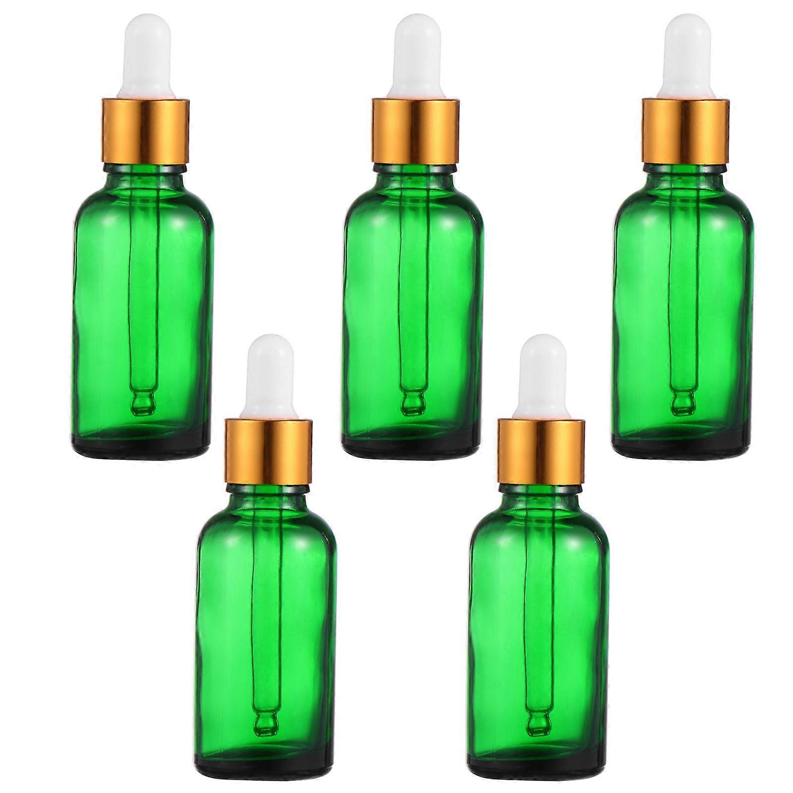 Travel Dropper Bottle Glass Storage Container 30ml 5Pcs