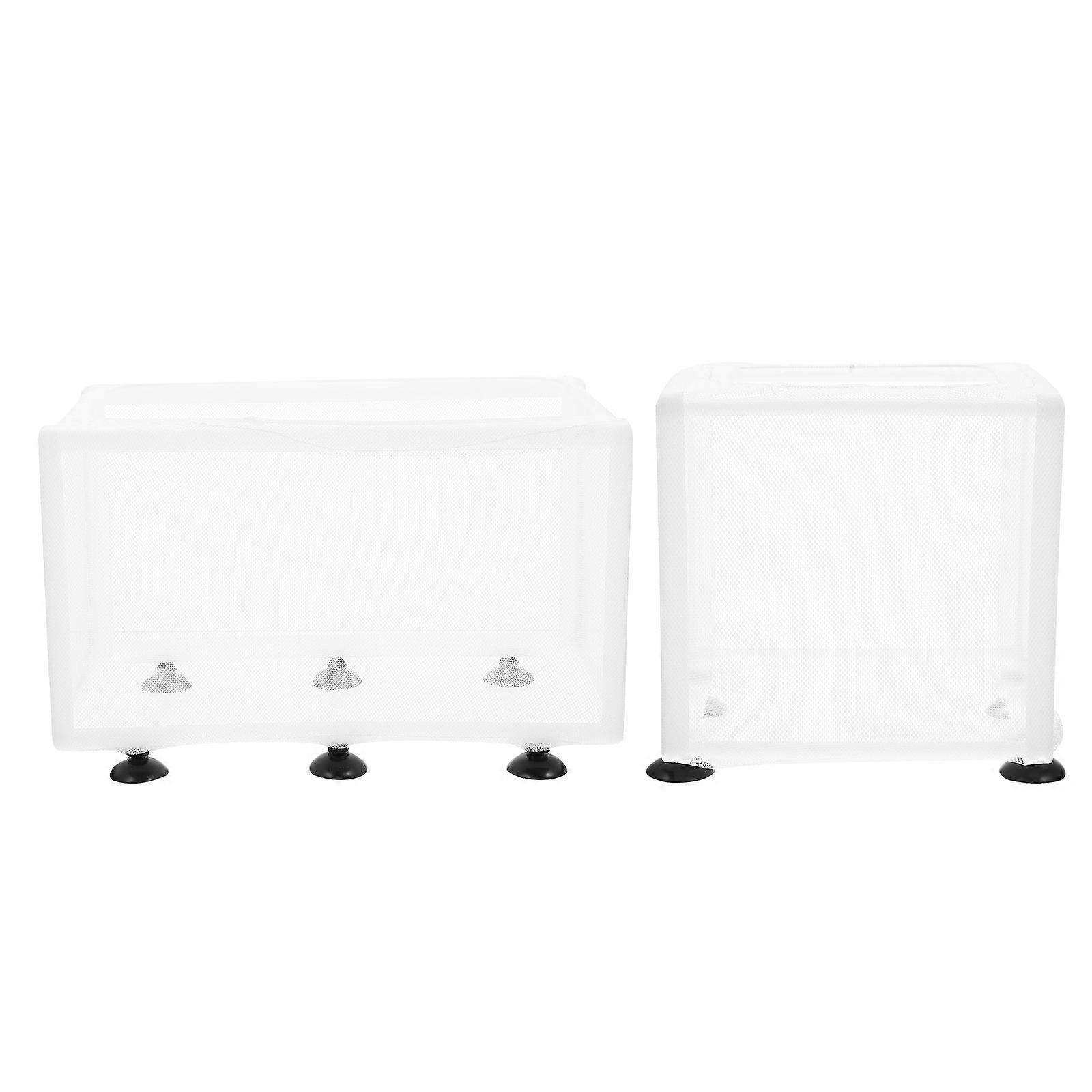 Small Fish Incubator Household Baby Fish Separator For Aquarium Enthusiasts Transparent 2Pcs