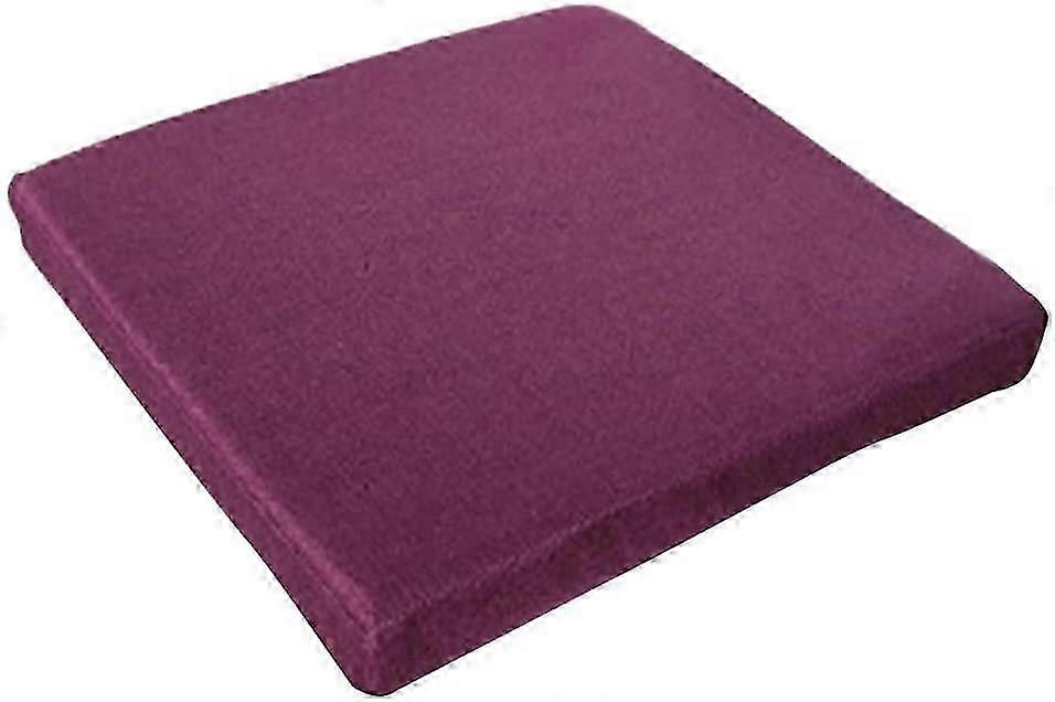 Seat Cushions Solid Color Cotton Linen Square Cushion Non-Slip Chair Cushion Lounge Seat Cover