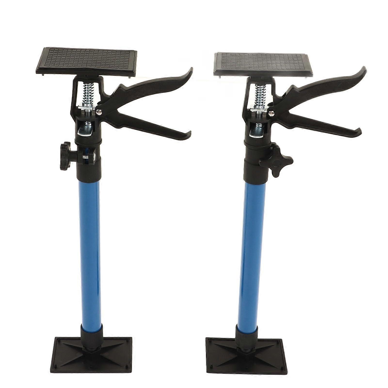 Adjustable Telescopic Post Work Tool with 4 Woodworking Tiles and Ceiling Mounting for Versatile Projects