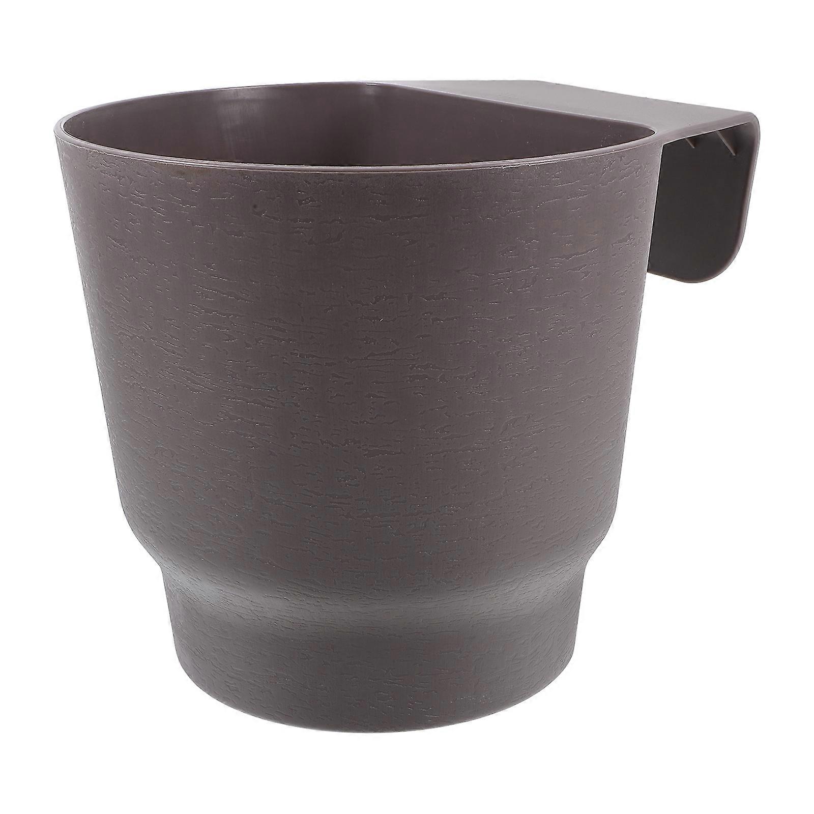 Plastic Flower Pot Self Watering Planter Wall Decor Space-Saving Hanging Design Small 1Pcs