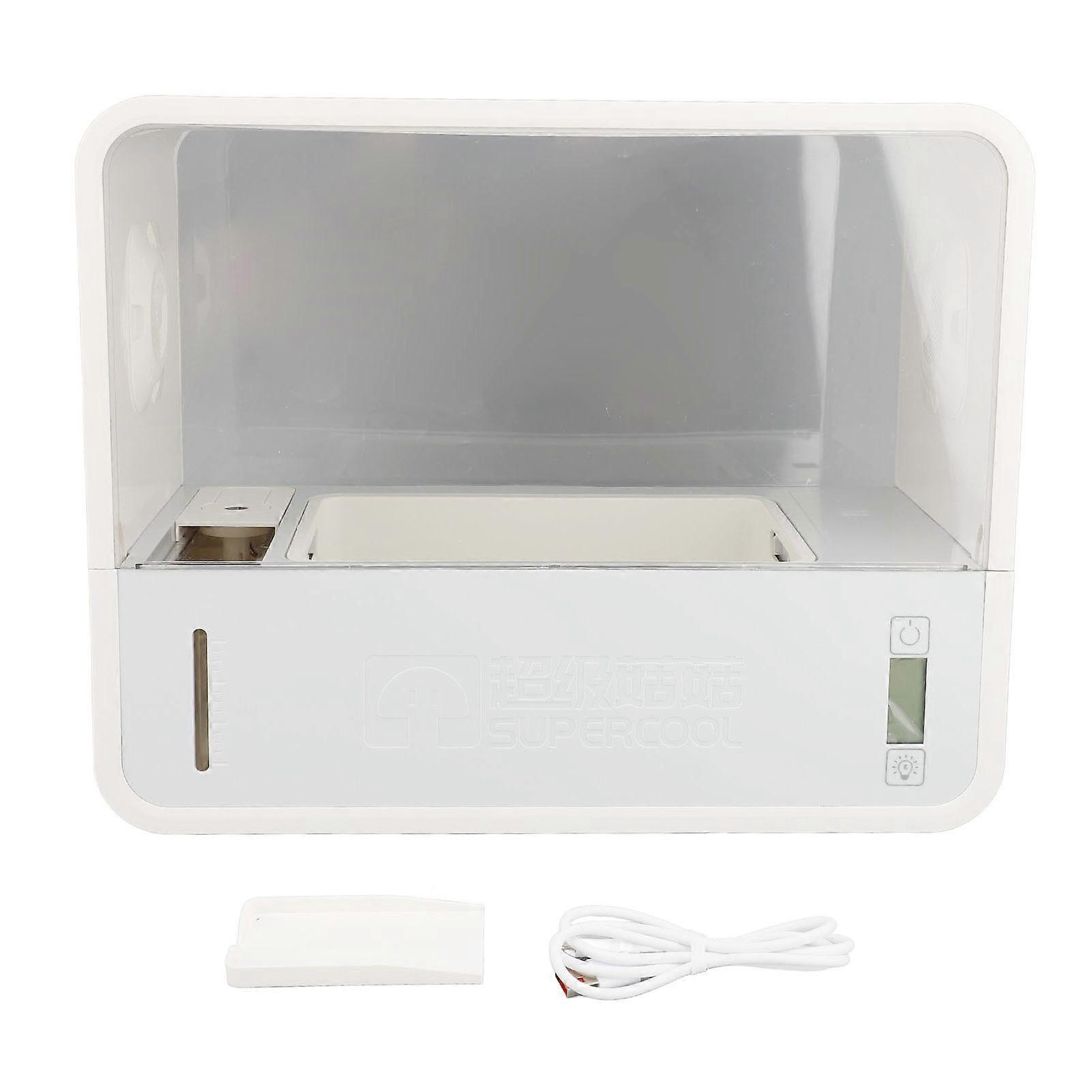 Smart Mushroom Grow Tent Without Soil, Transparent Visualization, Automatic LED Lighting, Quiet Air Mushroom Box