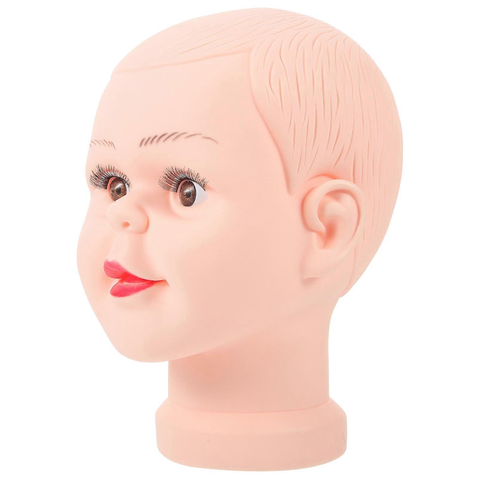 Mannequin Head Display Stand Wig Holder for Hats Glasses Accessories Salon Shop Home Use Smooth Touch Model Personal Professional Use