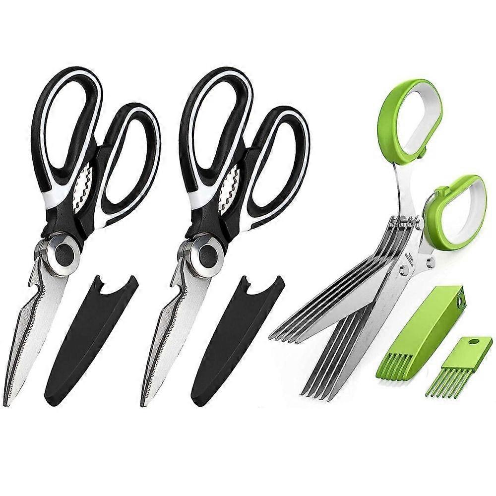 3 pcs Kitchen Scissors Cooking Scissors Kitchen Shears