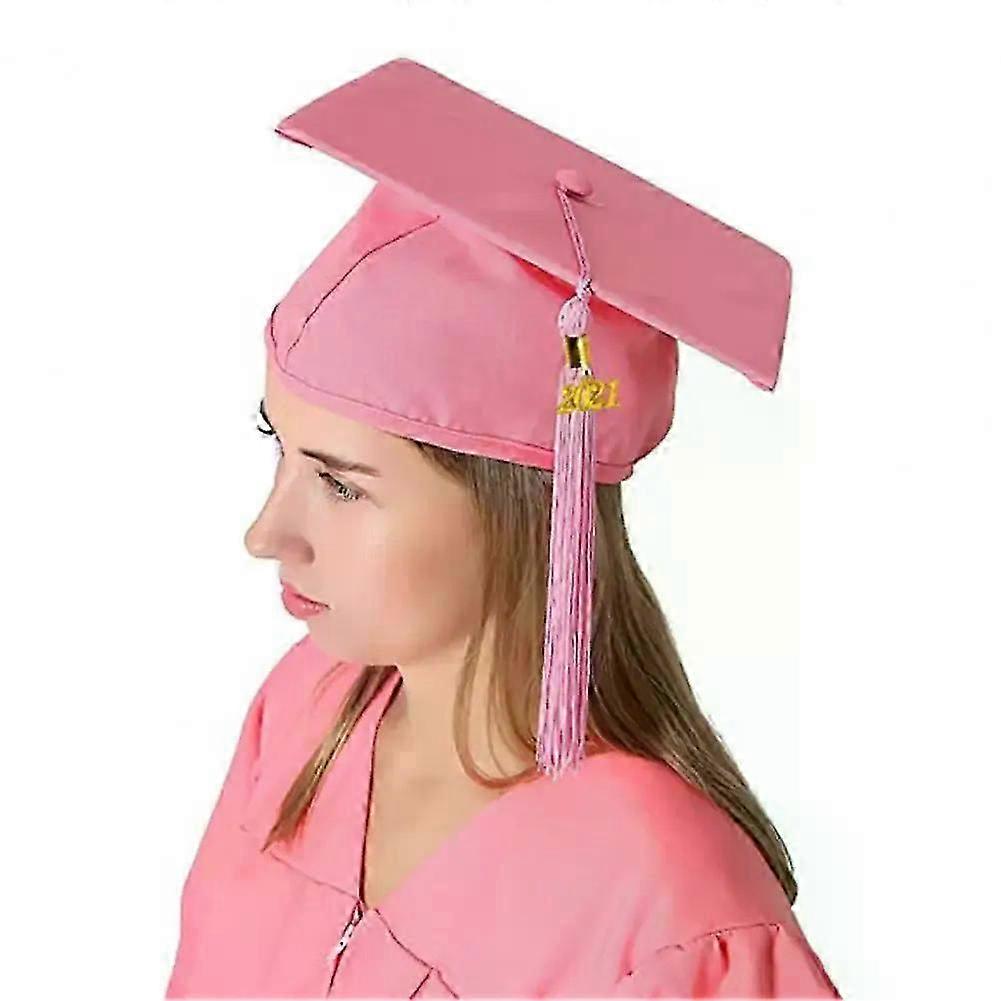 Graduation Hat Women Men Decorative Polyester Adult Graduation Tassel Cap Graduation Party Bachelor Hat